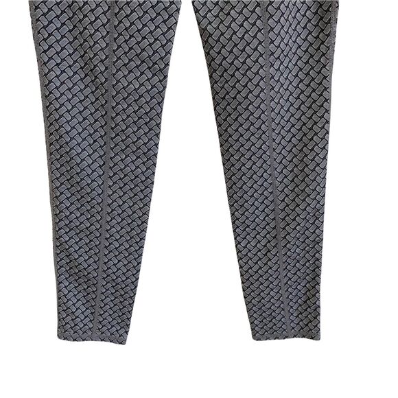 Zella Girls XL 14 / 16 Leggings Gray Black Printed Stretch Elastic Waistband - Picture 9 of 9